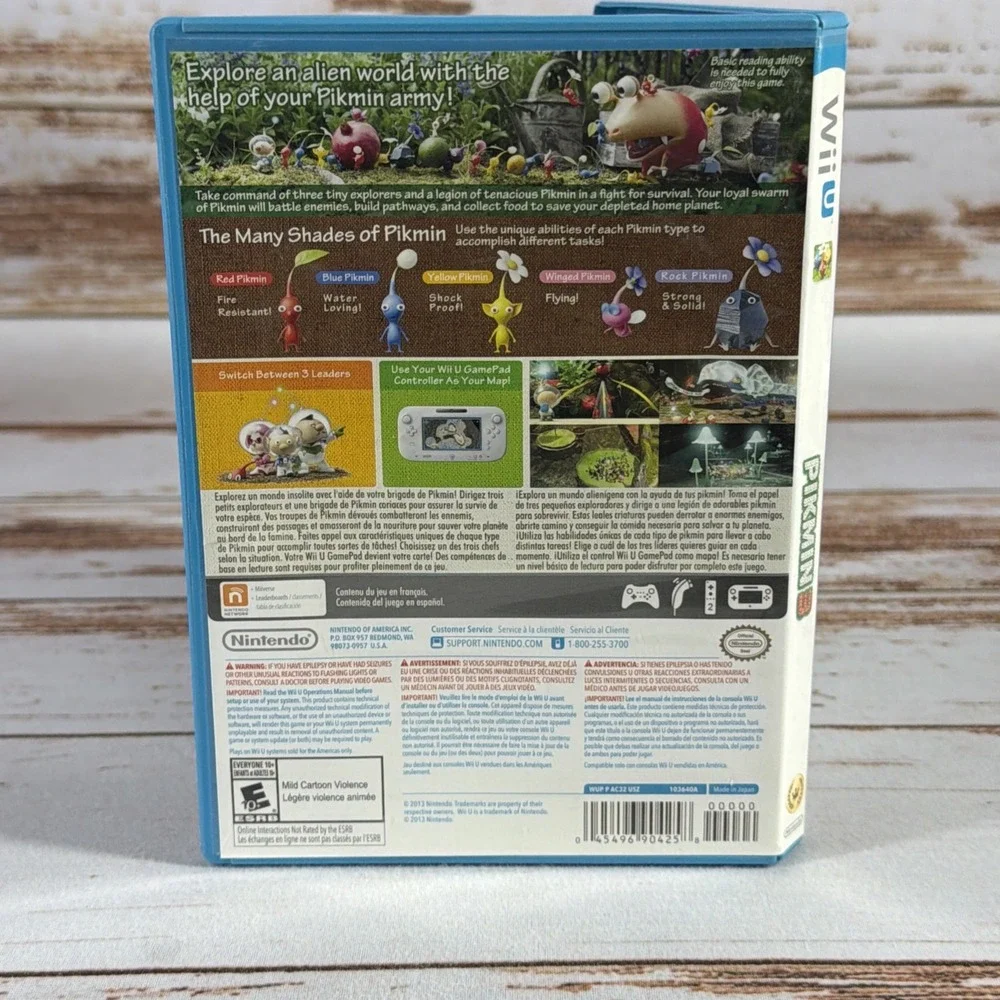 Pikmin 3 Nintendo Wii U 2013 CIB Complete With Manual Tested Working Video Game